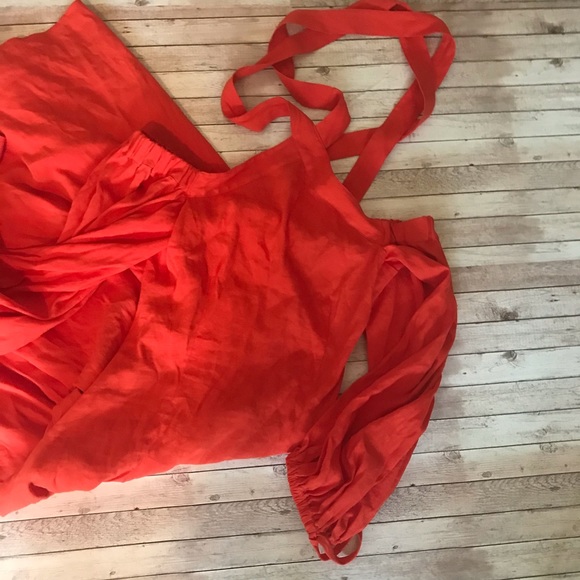 REJINA PYO Odella Halter Cold-Shoulder Midi Dress - Picture 5 of 7